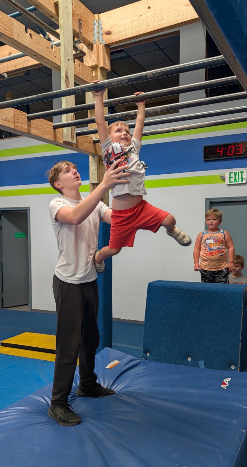 Corbin Aita, Ninja Warrior Coach at Miss Libby's
